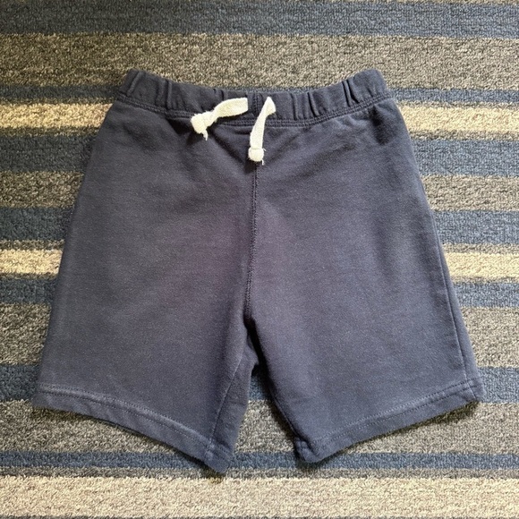 The Children's Place Toddler Boy Navy Blue Knit Shorts Size 5T - Picture 1 of 3
